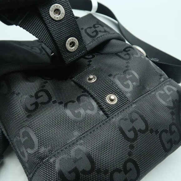 GUCCI Black Cloth Shoulder Bag 719-020725 - Picture 9 of 12